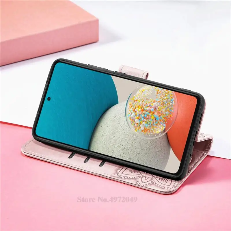 Embossed Butterfly Wallet Flip Case For Samsung Galaxy - sky case