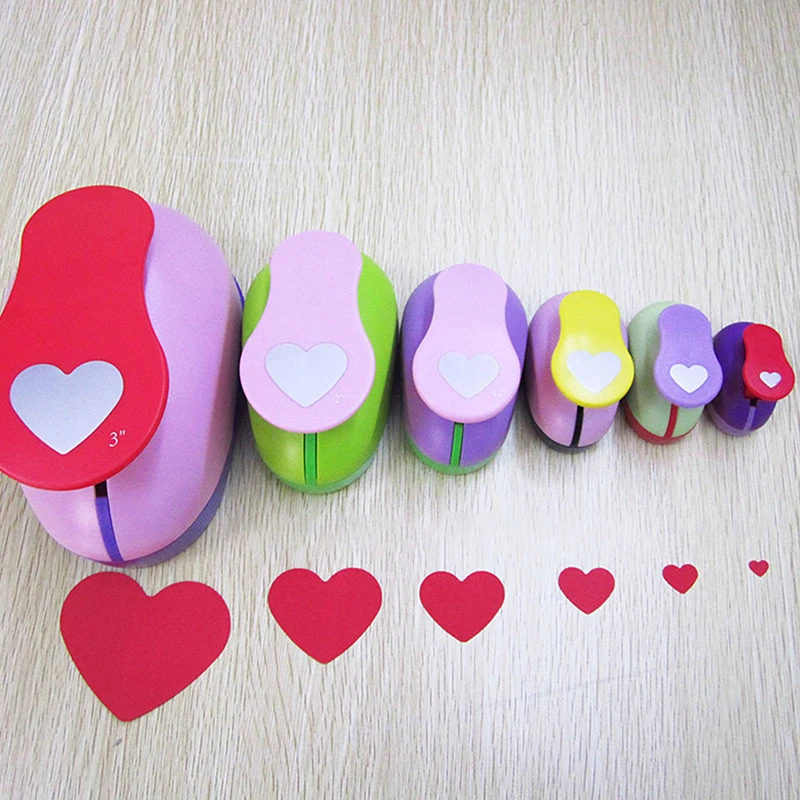 DIY 하트 모양 EVA 폼 펀치, 종이 펀치, 인사 카드 제작, 스크랩북 수제 펀처, 라운드 코너 펀치