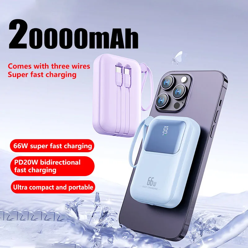 Cargador Portátil De 60000 MAh, Batería Externa De