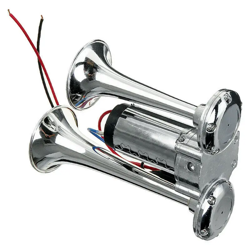 Car Acesssories Dual Trumpets Super Loud Car Electric Horn Speaker 600DB 12V Low Current High Decibel for Cars Boats And Truck