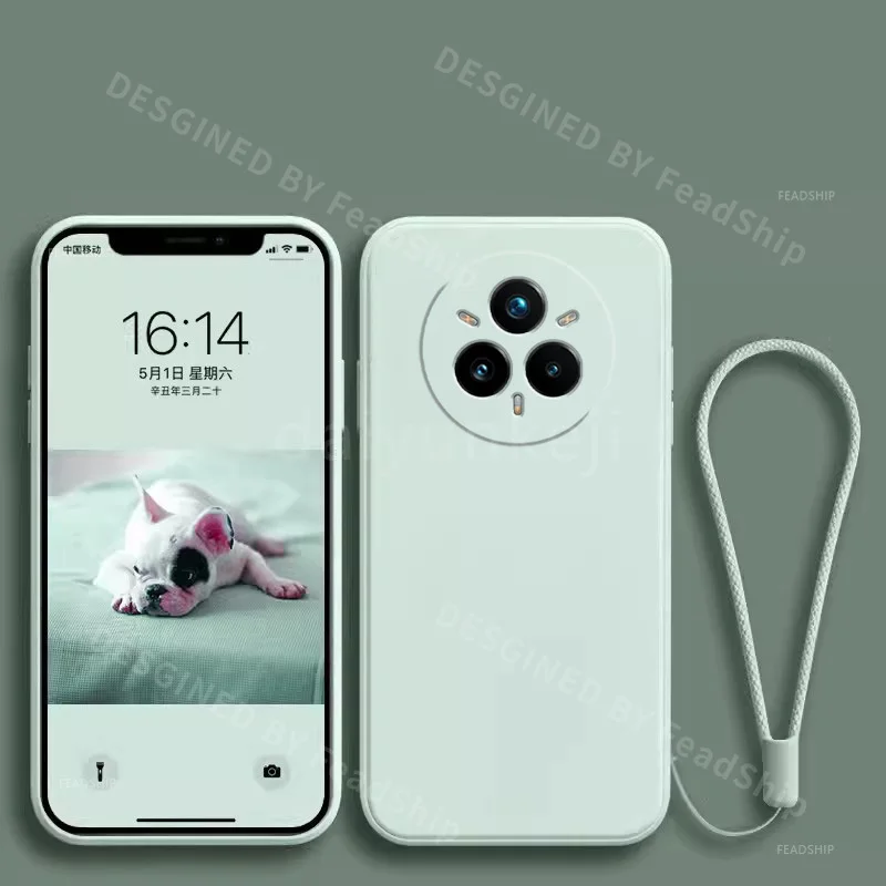 Luxury Silicone Protective Phone Case with Screen Film Protector