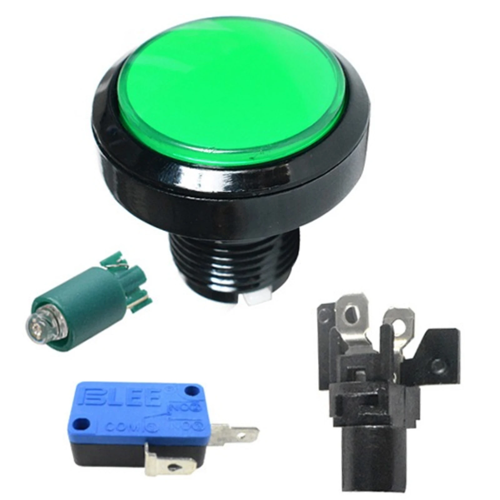 Illuminated 45mm Round Arcade Game Button Switch