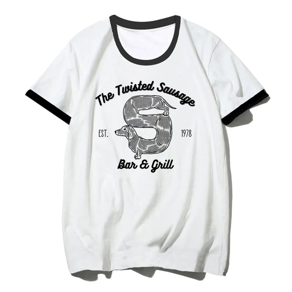 

Sausage Dog Tee women Japanese designer t-shirts girl harajuku manga anime clothing