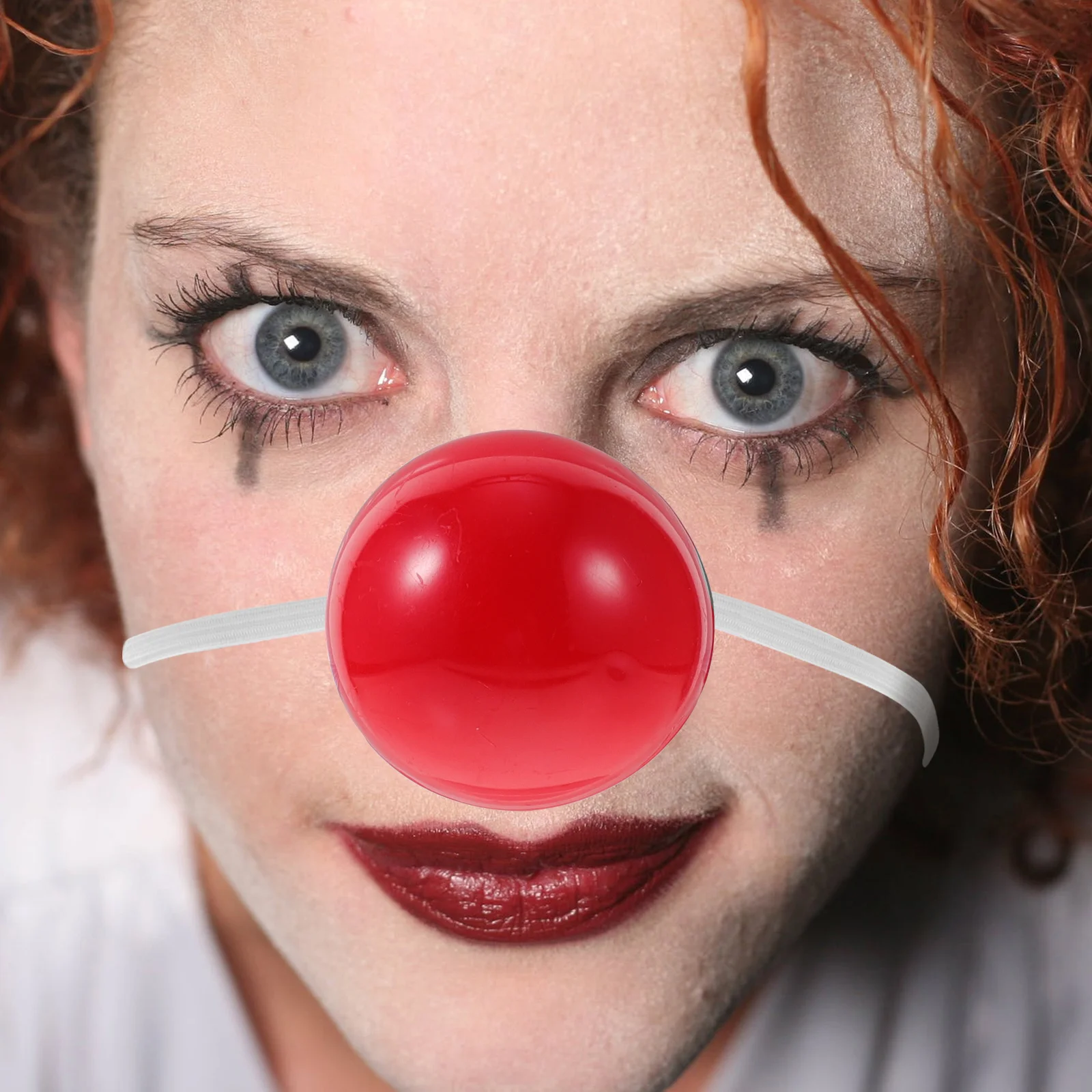 

Glowing Clown Plastic Red Clown LED Clown Ball Dress-Up Props Christmas Halloween Costume Party Props