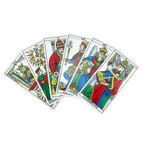 Marseille Tarot Deck Full English Version Magic Tarot Board Game Universal Tarot Mini Rider Tarot Adventure Time tarot 78PCS 2