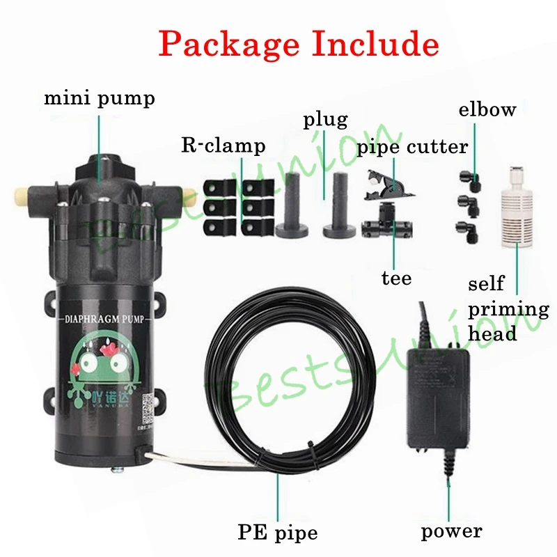 1set Rainforest Ecological Tank Spray Humidification System Mini  Intelligent Spray System Aquarium Reptile Spray Equipment