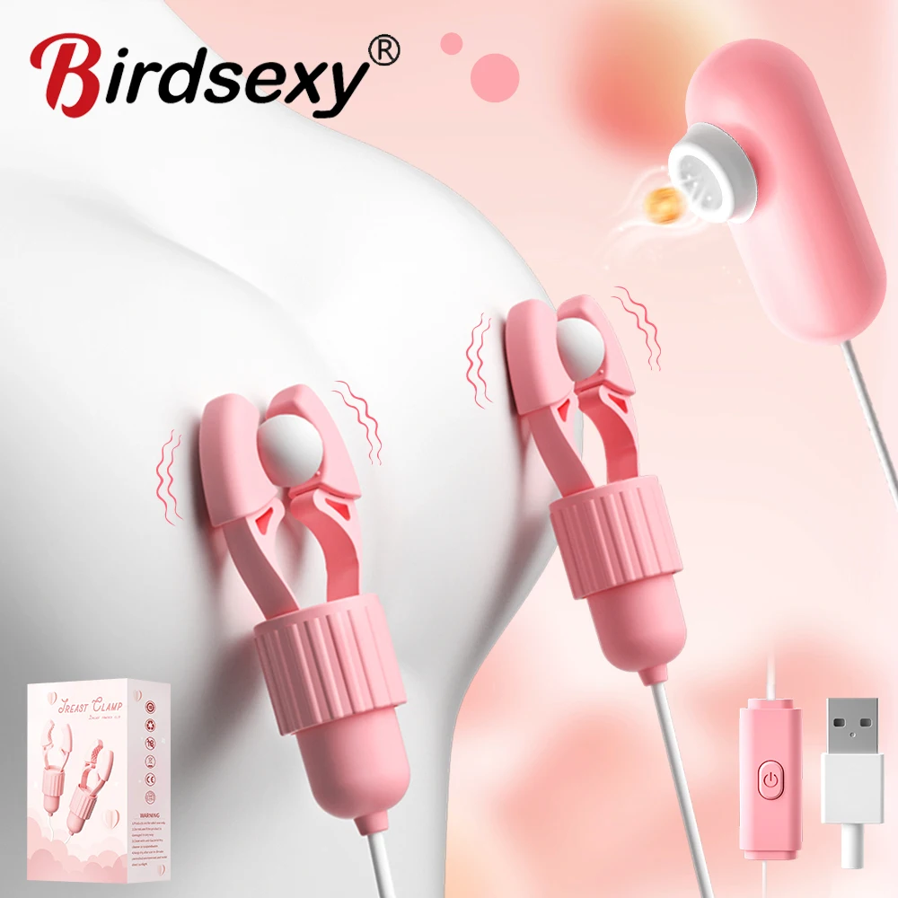 Nippelklemmen Vibrator Brustmassage Zunge Lecken Saugen Vibrierender Klitoris Stimulator Weiblicher Maturbator Erwachsenes Sexspielzeug Für Frauen 1