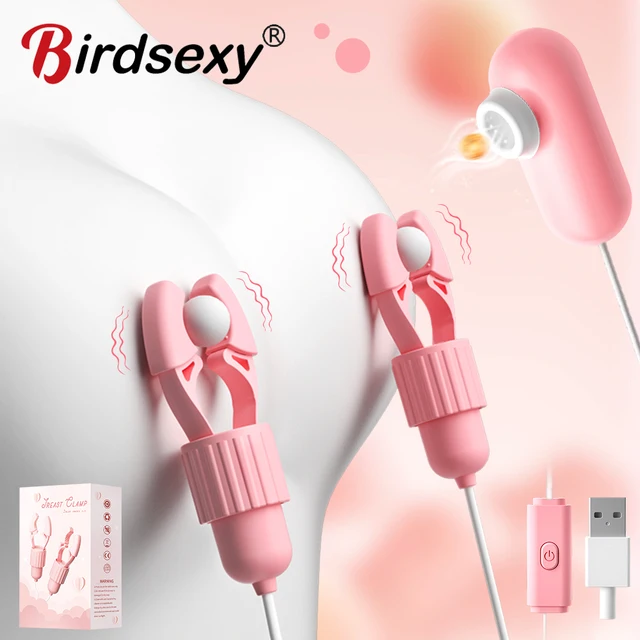 Nippelklemmen Vibrator Brustmassage Zunge Lecken Saugen Vibrierender Klitoris Stimulator Weiblicher Maturbator Erwachsenes Sexspielzeug Für Frauen 1