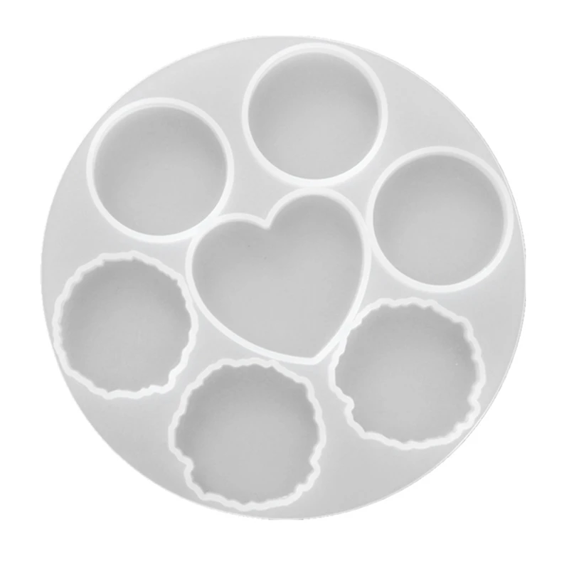 

Сделай Сам, гладкая эпоксидная форма в форме сердца, несимметричный держатель для телефона, силиконовая форма из эпоксидной смолы, ремесла