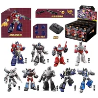 1/9pcs Transformer building block Splicing toys Optimus Prime bumblebee Shockwave Megatron Robot Action Figure Toy For Kids Gift 2