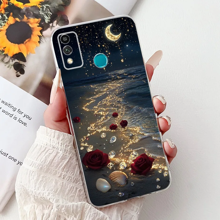 Luxury Painted Soft Slim Phone Case for Honor 9X and 10X Lite