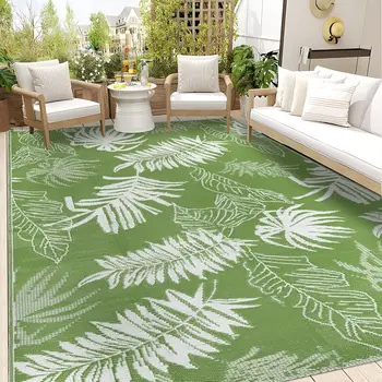 Reversible Outdoor Straw Rug 1