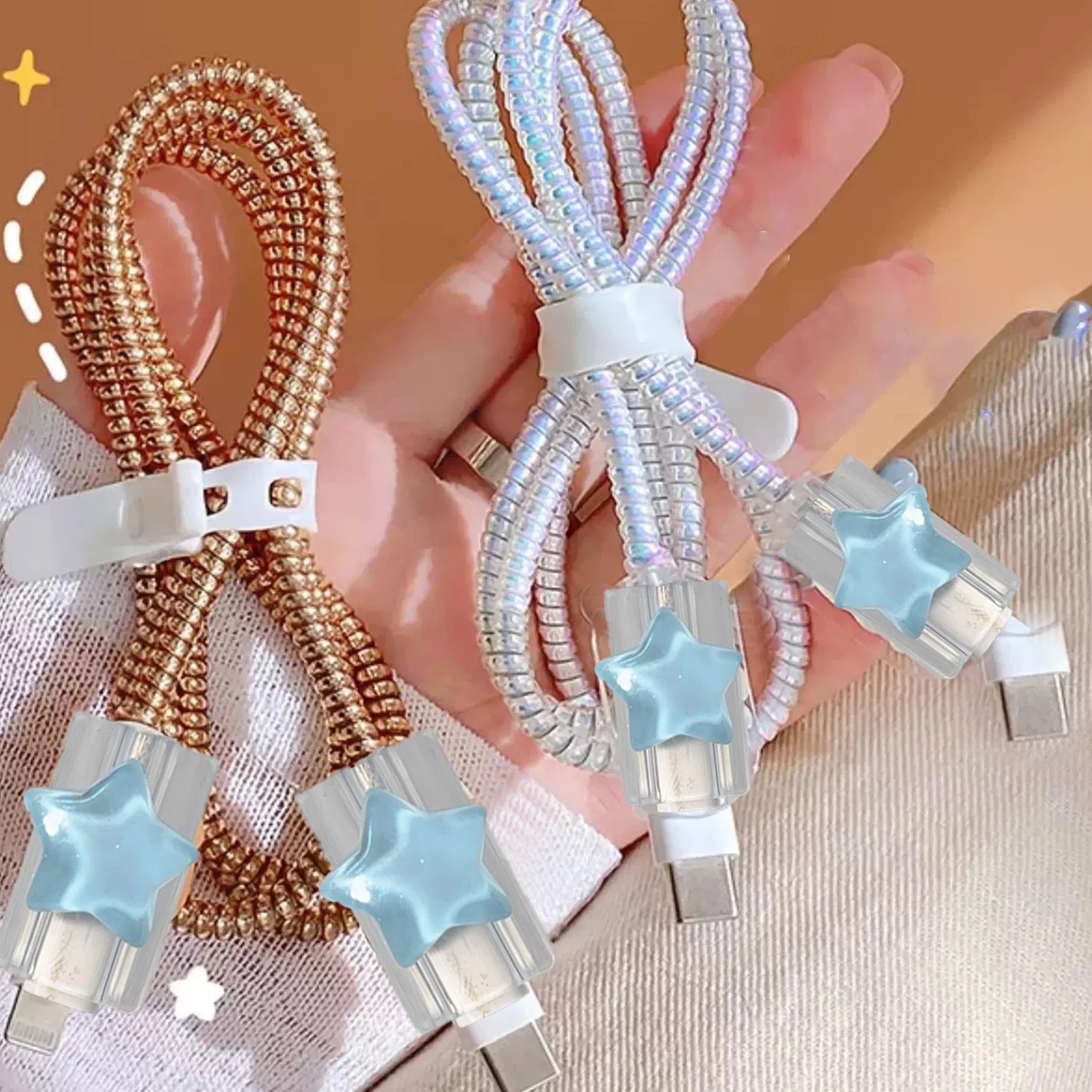Cartoon Star Cable Winder and Protector
