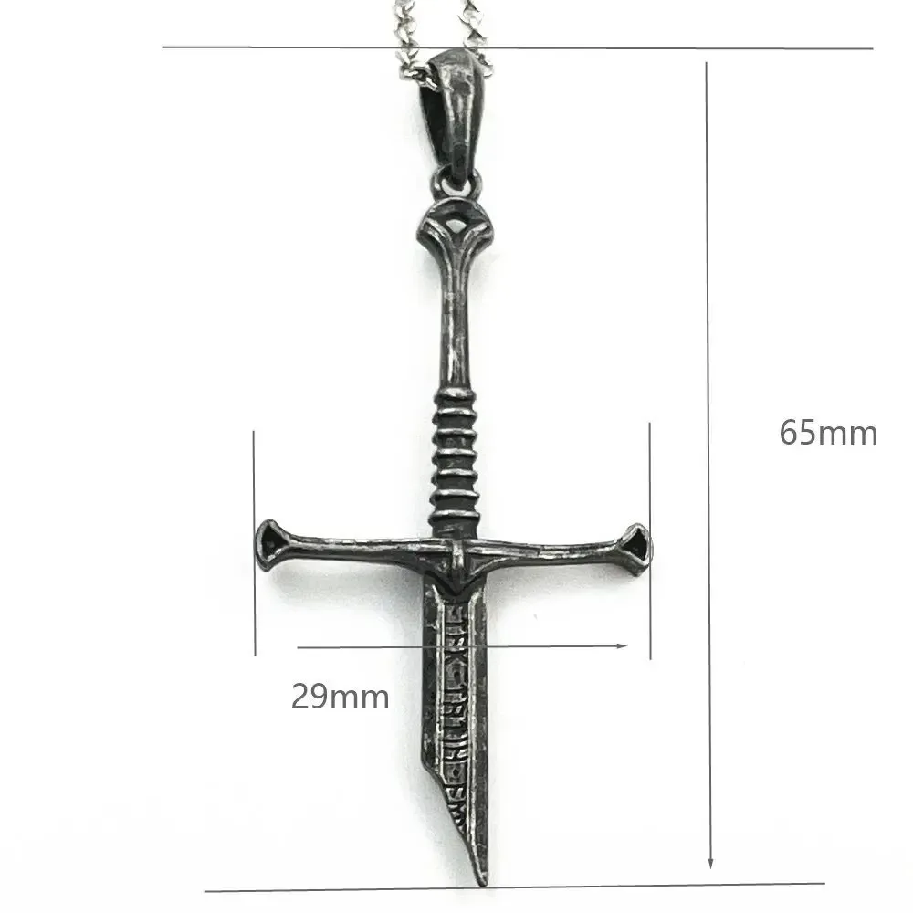 Vintage Cross Pendant Necklace Jewelry Gift