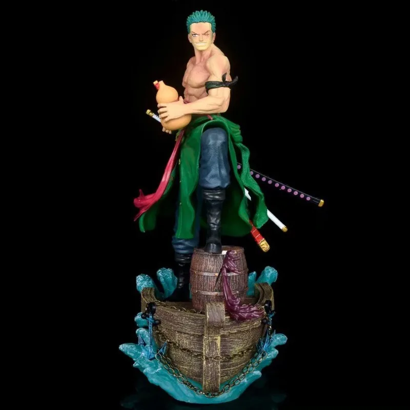 

Anime One Piece Roronoa Zoro Monkey D Luffy GK Captain PVC Action Figure Collectible Model Doll Toy 37cm BOX Birthday Gift