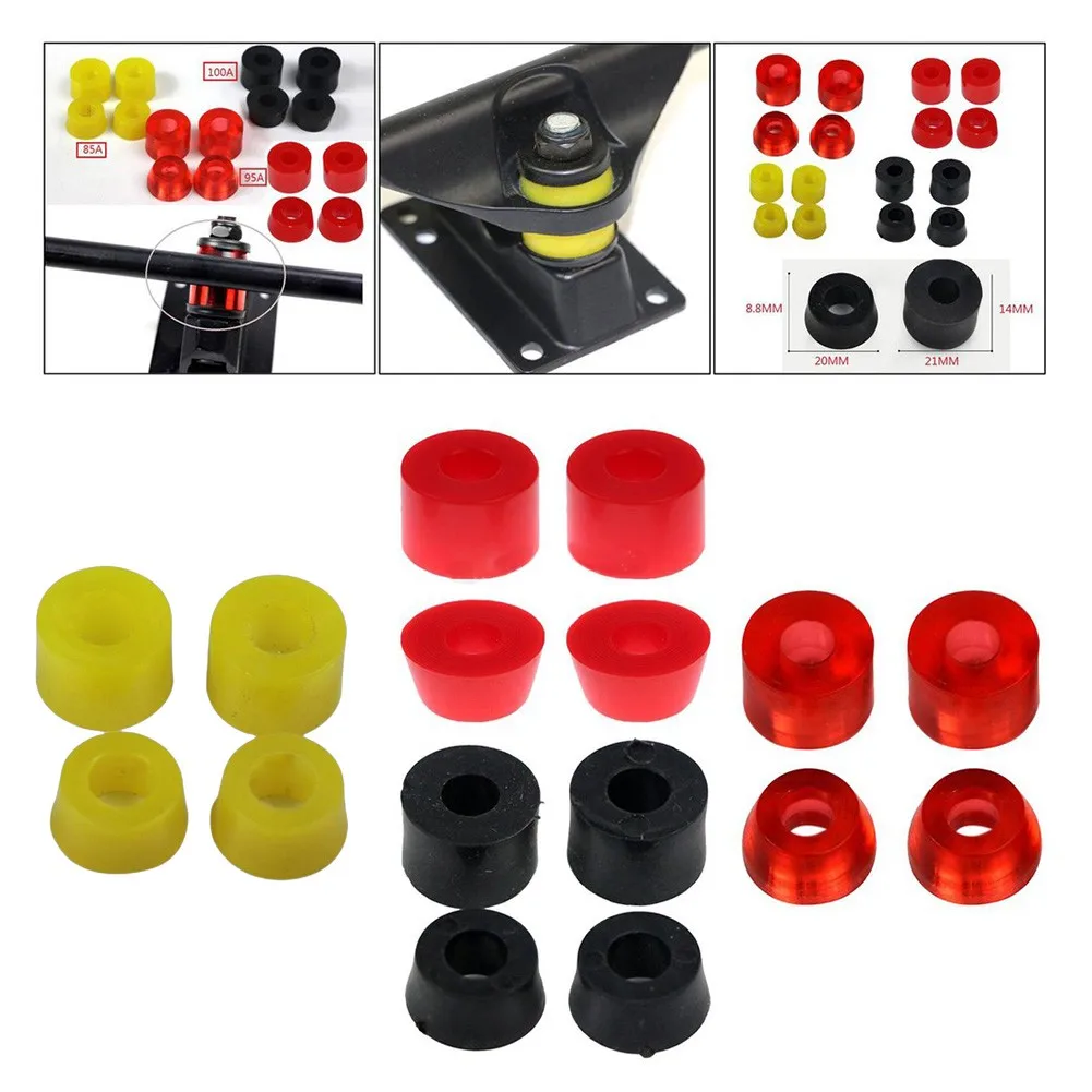 4 Teile/satz Ersatz Pivot Cups Kit Skateboard Longboard Teile Pivot Rohr Outdoor Roller Zubehör – Detail 2