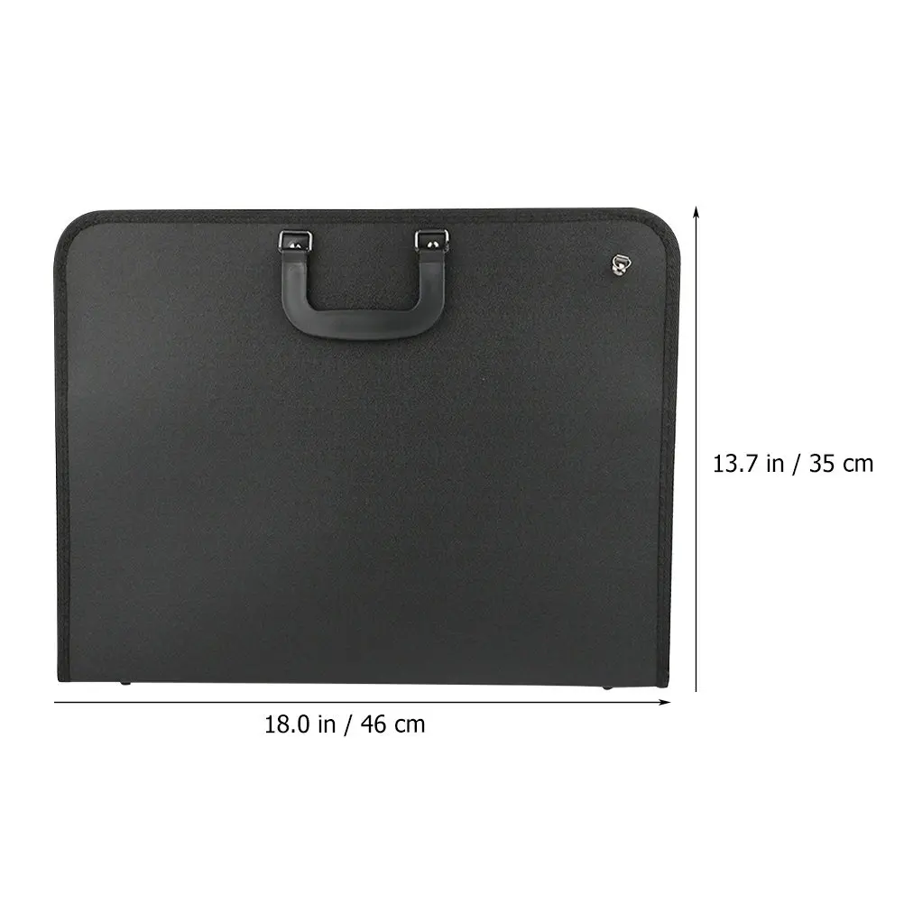 아티스트 가방 아트 드로잉 보관 가방 휴대용 옥스포드 패브릭 휴대용 케이스 손잡이 연필 및 소품 보관에 적합