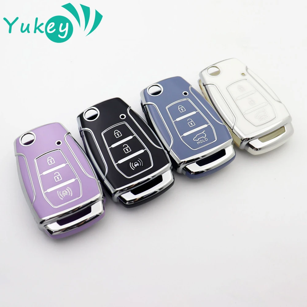 3 Pulsanti Tpu Key Cover Shell Fob Car Key Cover Remote Key Case Per Ssangyong Kyron 2 Sanka Actyon Korando Tivoli Protector
