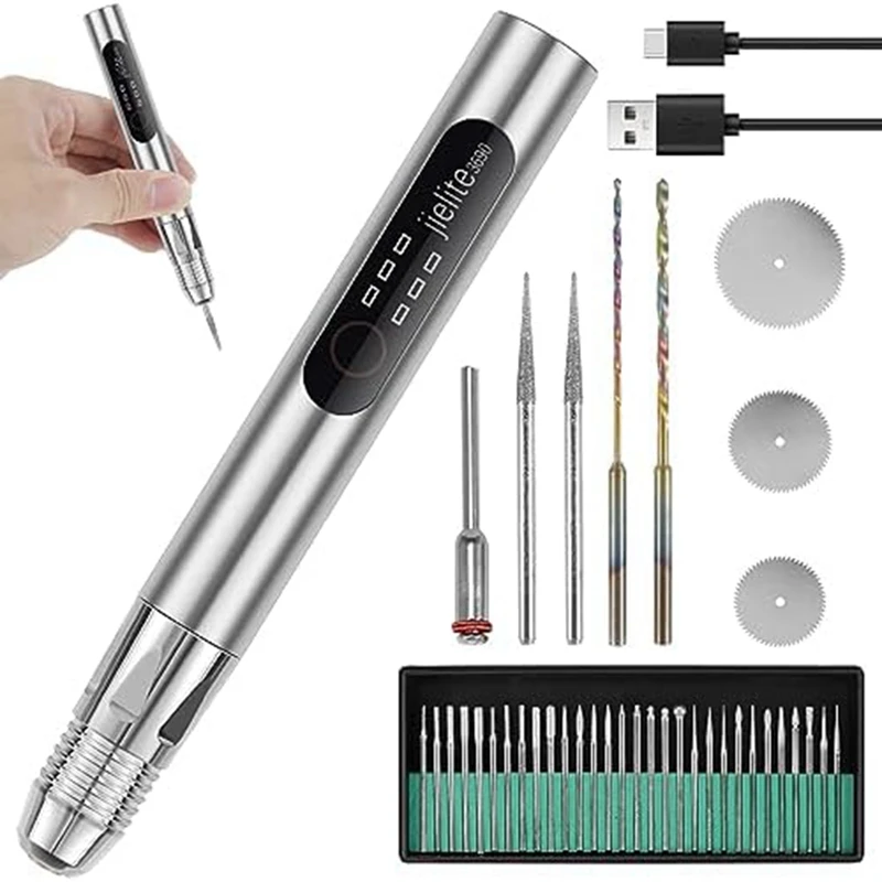 

Electric Engraving Pen Multi-Purpose Rotary Engraver Pen 10W 3.7V 380Mah As Shown For Metal Plastic Glass