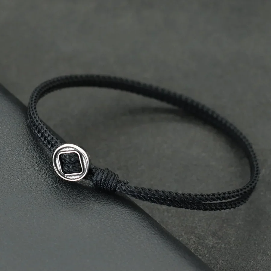 Ethnische 2mm Seil Armband Unisex handgemachte Weaven Wrap Braslet Geschenke für Paar glückliche Schnur nautische Armband Freizeit zubehör