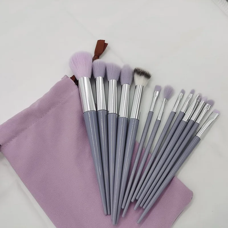 10/13Pcs Soft Fluffy Makeup Brushes Set for cosmetics Foundation Blush Powder Eyeshadow Kabuki Blending Makeup brush beauty tool 13