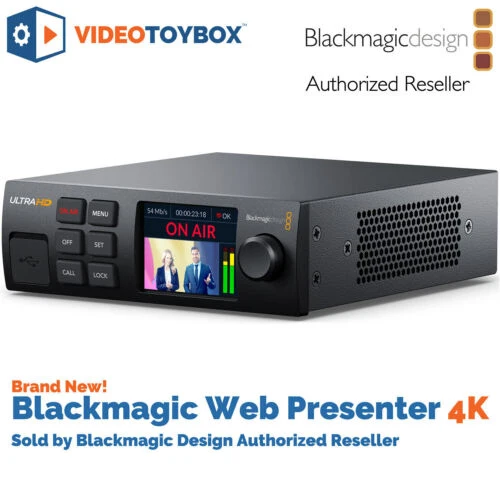

Веб-Презентер Blackmagic Design 4K Ultra HD, веб-Презентер для прямой трансляции