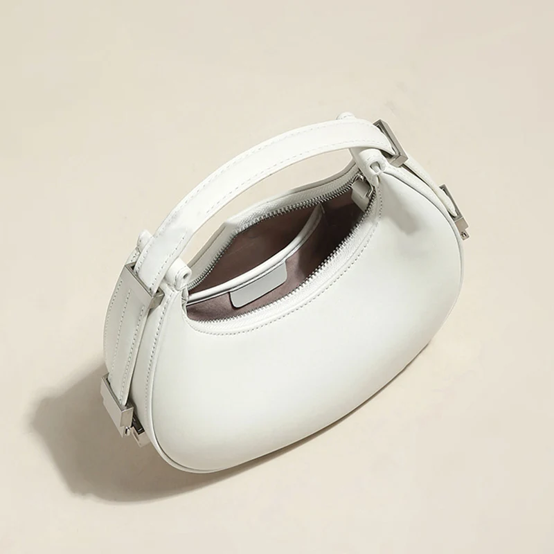 Luxusní design bedra pytle pro ženy polovina luna tulák brašna paní móda značka podpaží pytle PU kůže malý rýt kabelka taška
