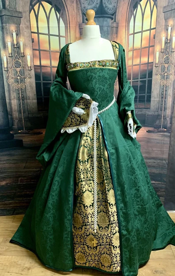 HOT Anne Boleyn Tudor Princess Costume Anne Boleyn Tudor