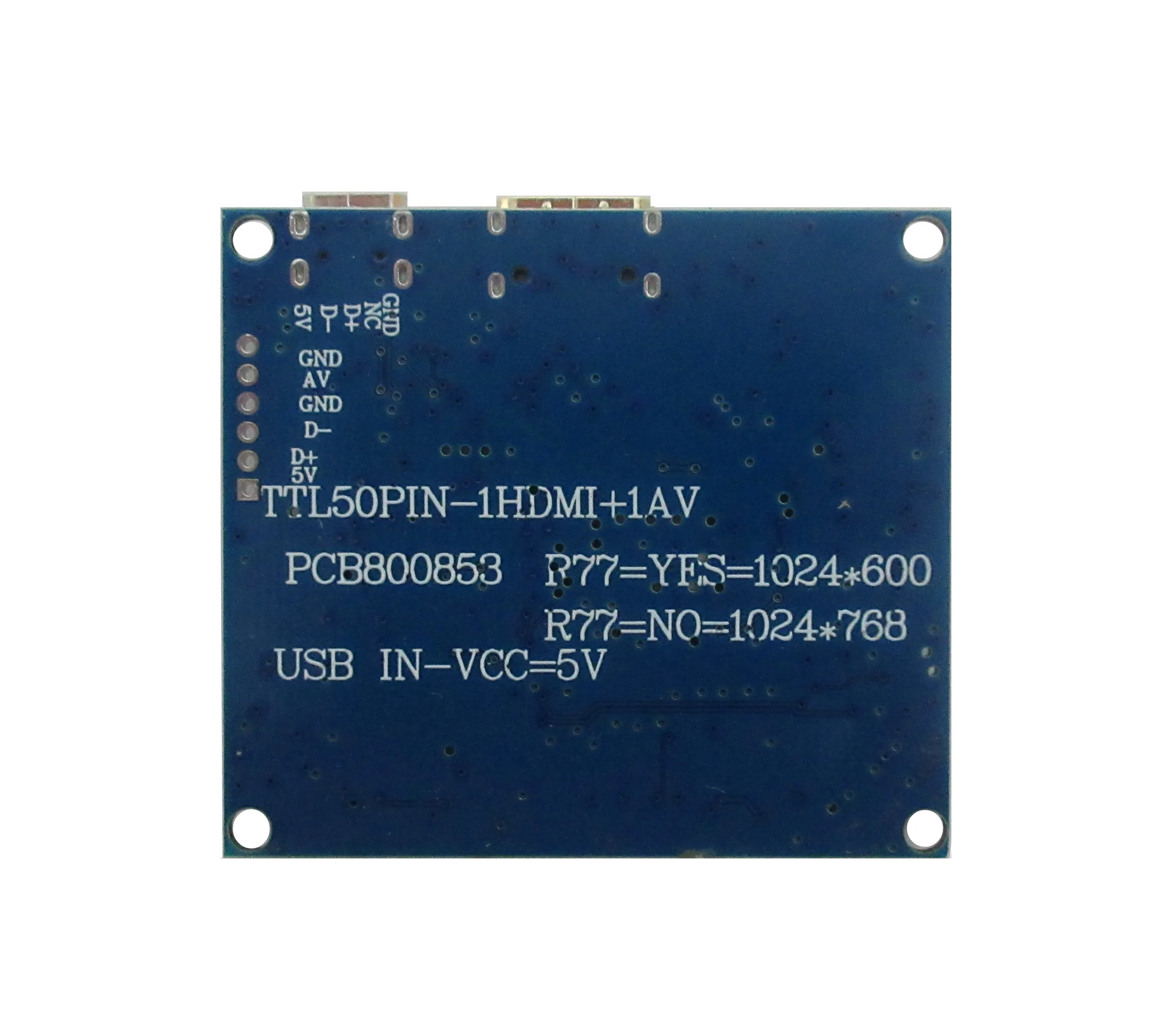 Monitor Lcd Driver Control Board Compatível com Hdmi Framboesa Banana Orange pi Computador pc 4.3 810. 1 - Imagem 5