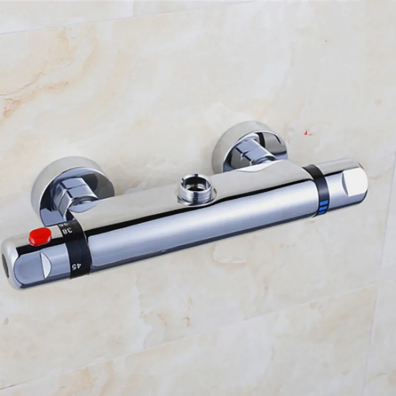 

Bathroom Accessories Thermostatic Shower Faucets Mixer Tap Brass for Bath Luxury Kit Hygienic Mixer Modern Furniture Polishing