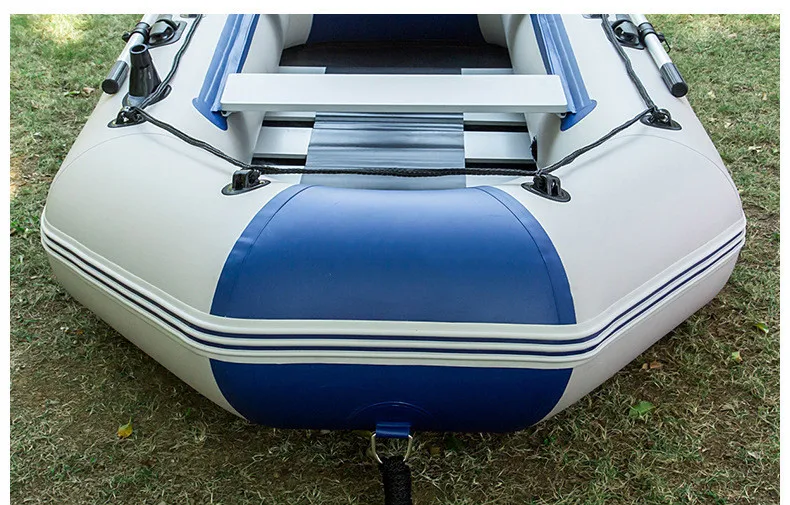 High quality PVC canoe 330cm 5 person Rowing Boats Inflatable Fishing Kayak with accessories