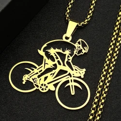 Stainless Steel Silver Chain Necklace for Outdoor Sports Enthusiasts (GD)