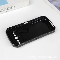 Premium Soft TPU Silicone Phone Case - Durable Protective Back Cover Shell for Doogee V30T (Black)