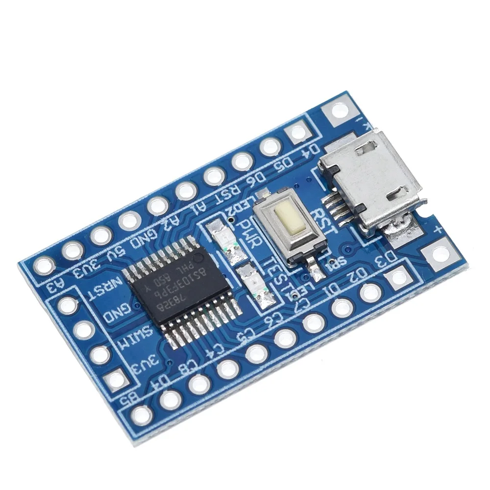 DIYTZT 1/3 Stück STM8S103F3P6 Systemplatine STM8S STM8 Entwicklungsplatine Minimale Kernplatine für Arduino STM DIY KIT – Detail 6