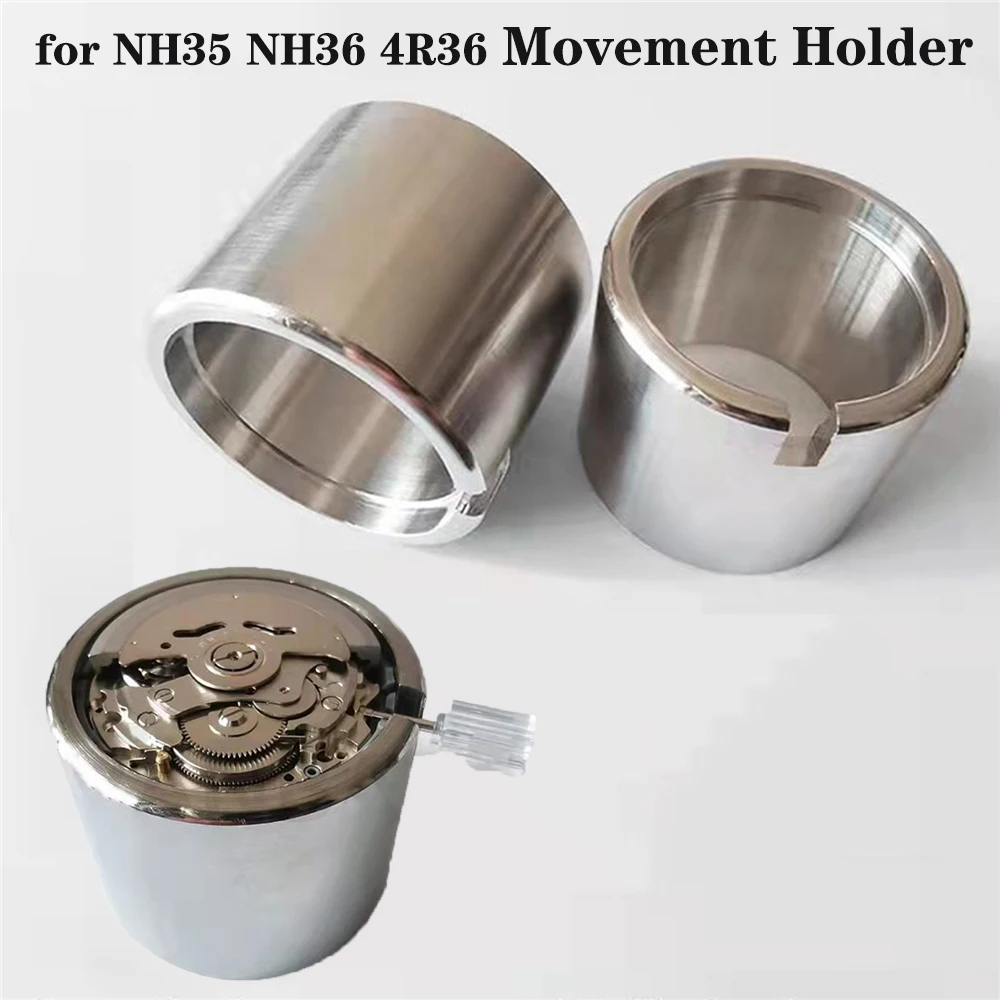 

Durable Stainless Steel Watch Movement Holder Fixing Base Suitable for SKX007 NH35 NH36 4R36 Movement Watch Tools Repair Parts