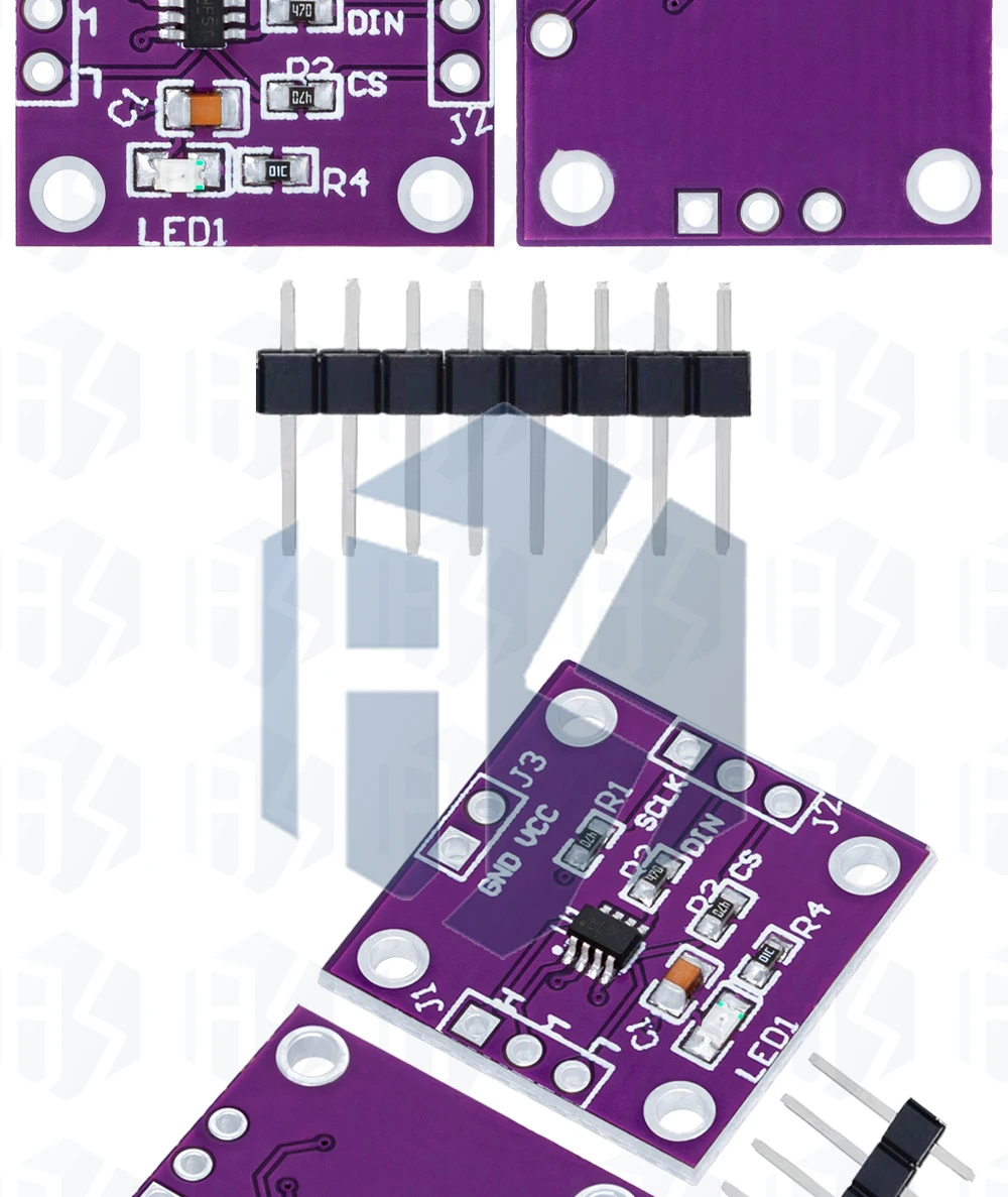 2,7 V-5,5 V TPL0501 Digitales Potentiometermodul 100 K Einstellbare SPI-Port-Einstellung Brücke Balance Sensor Ultra X9C104 – Detail 7