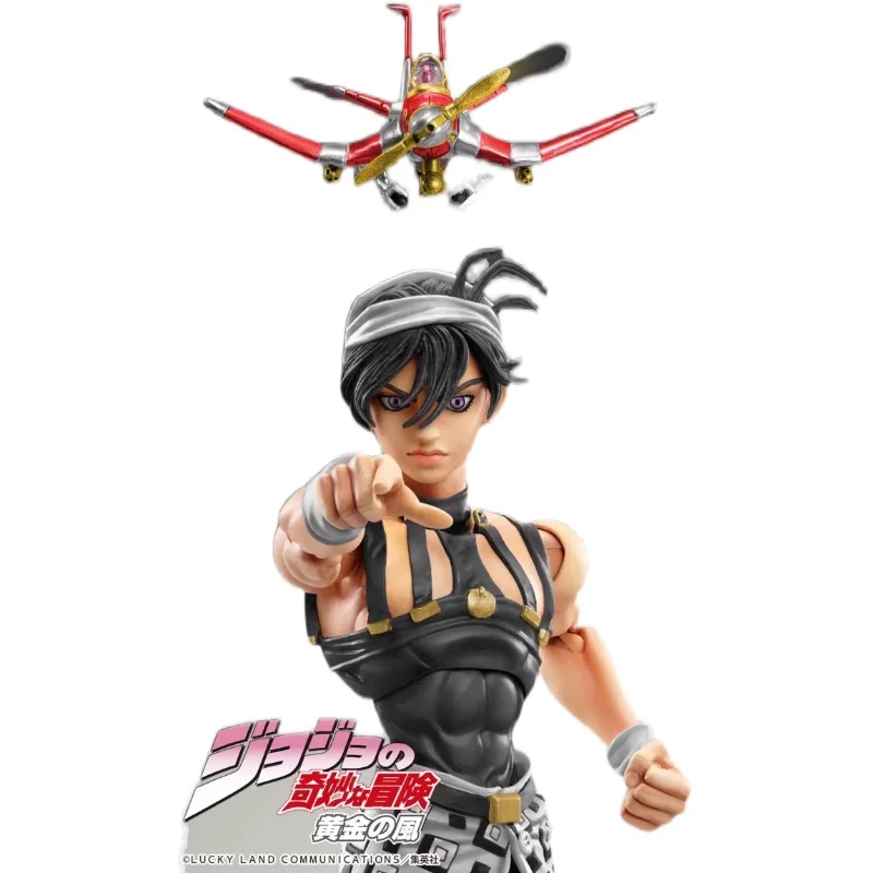 

Original MEDICOS-E Super Action Statue Narancia Ghirga JOJO's Bizarre Adventure Golden Wind PVC Action Anime Figure Model Toys