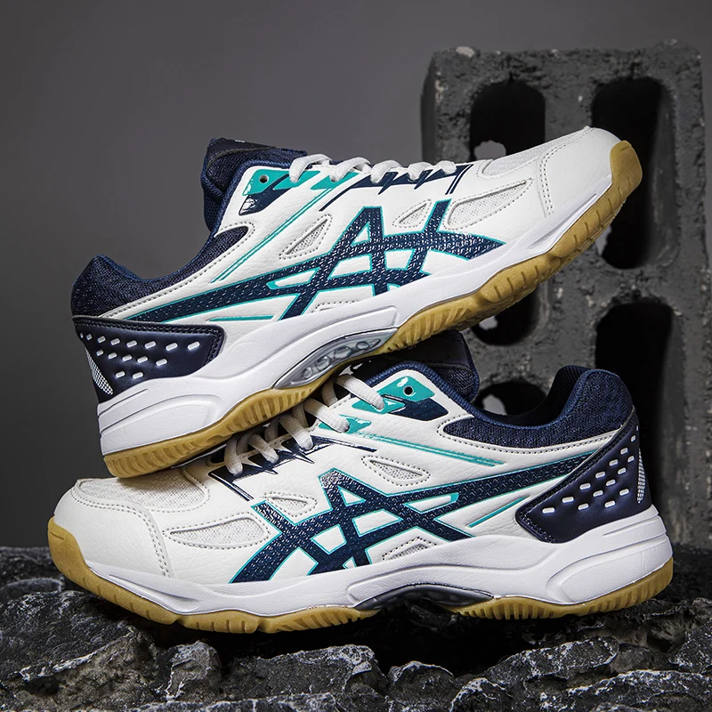 Men Badminton Shoes Women Kids Tennis Shoes Table Volleyball Sneakers Tenis Sports Handball Training Wear Anti-Skid Famous Brand