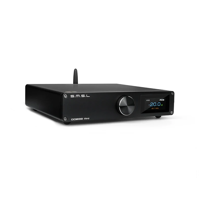 SMSL DO200 MKII 디지털-아날로그 오디오 컨버터 ES9068AS*2 MQA 디코더(BT5.0 32Bit/768kHz DSD512 지원 OPA1612*5 리모컨 포함)