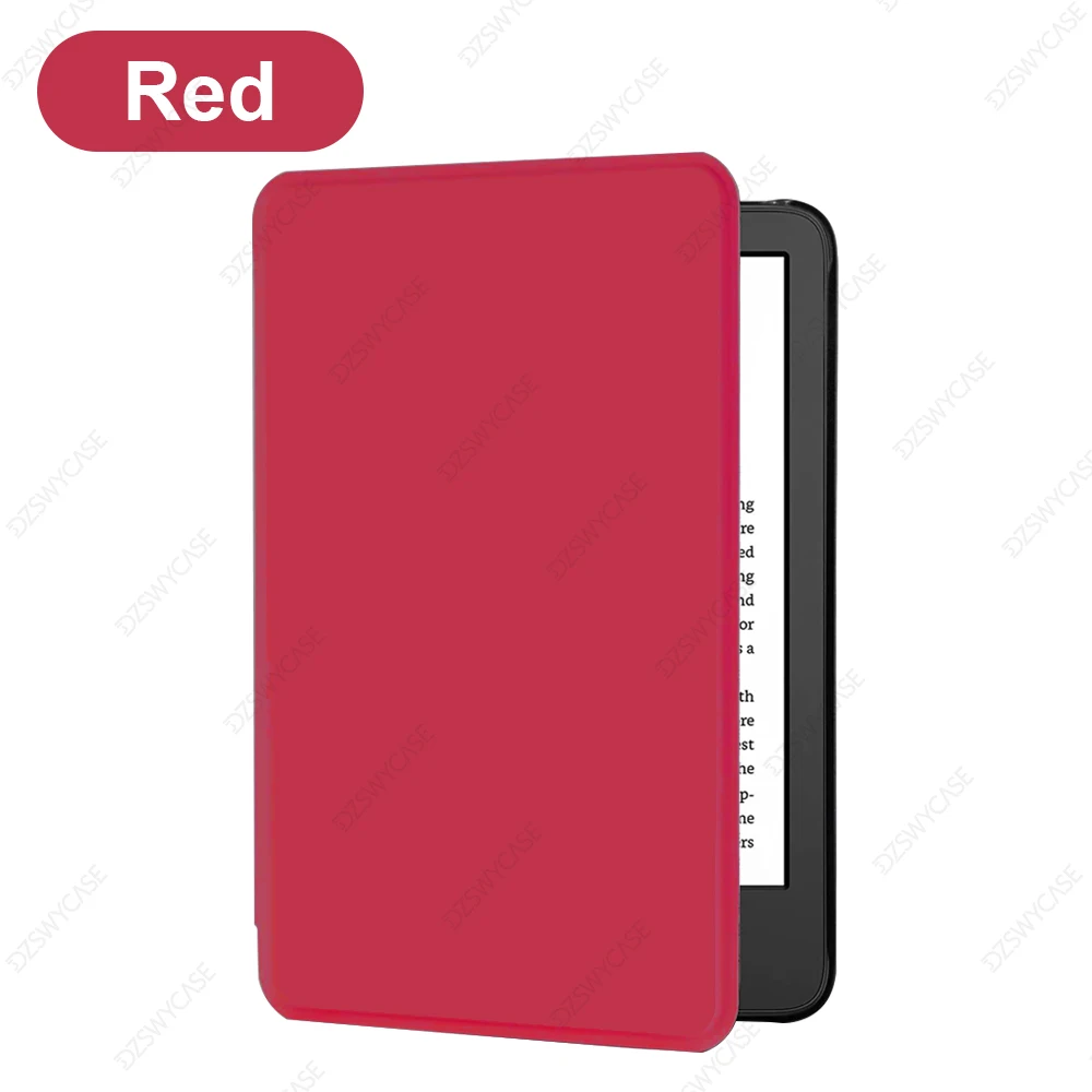 Sleek Magnetic PU Leather Ebook Cover, 6-Inch