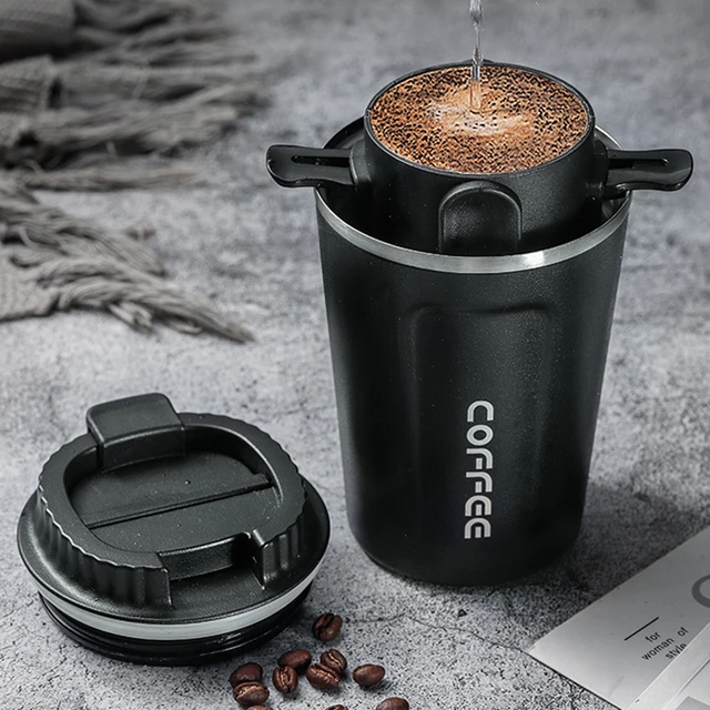 380/510ML Stainless Steel Coffee Mug Leak-Proof Thermos Travel Thermal  Vacuum Flask Insulated Cup Milk Tea Water Bottle RR2187 - AliExpress