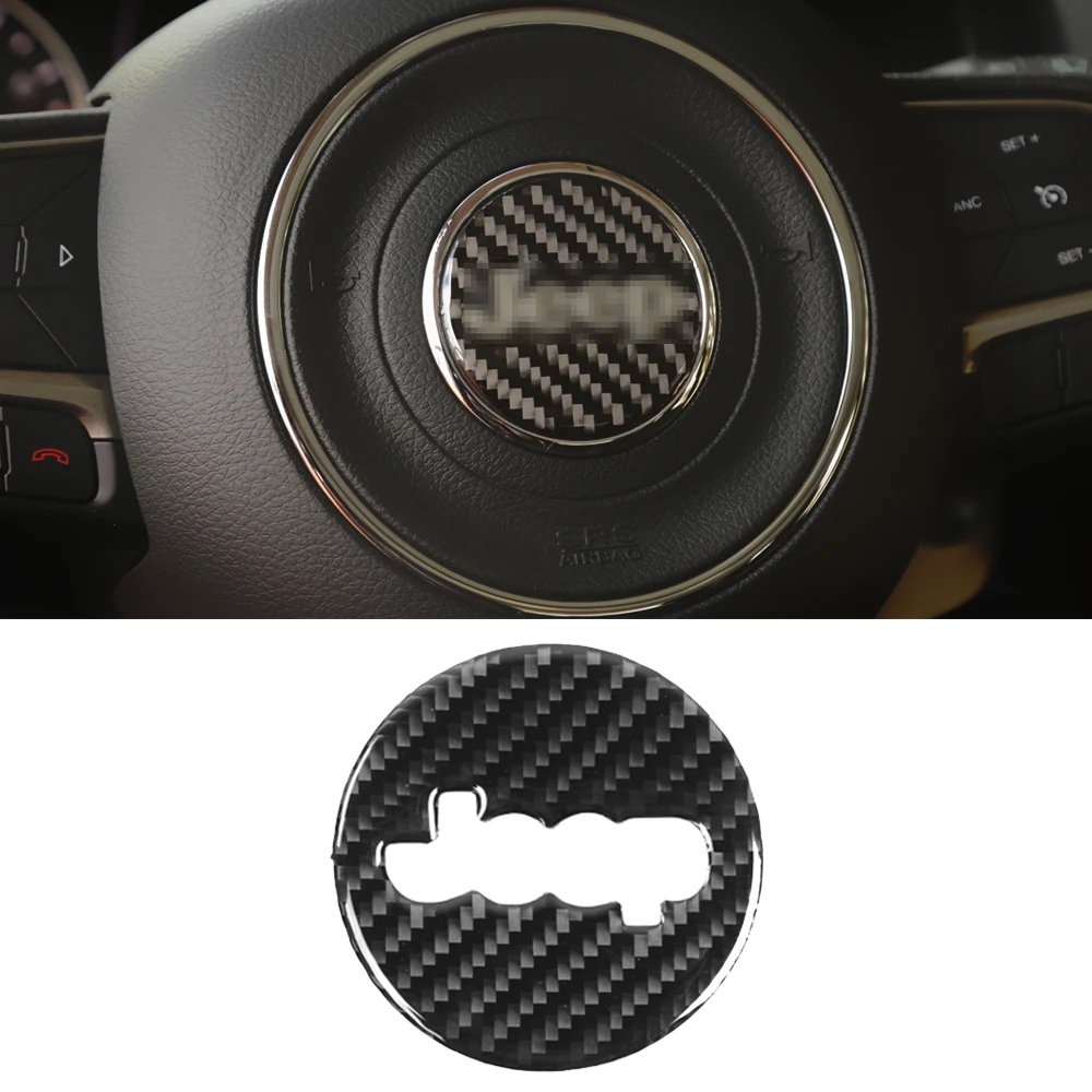 

Steering Wheel Center Decoration Trim for Jeep Wrangler JK Patriot 2011-2017 Renegade 2016+ Cherokee 2014+ Grand Cherokee 2011+
