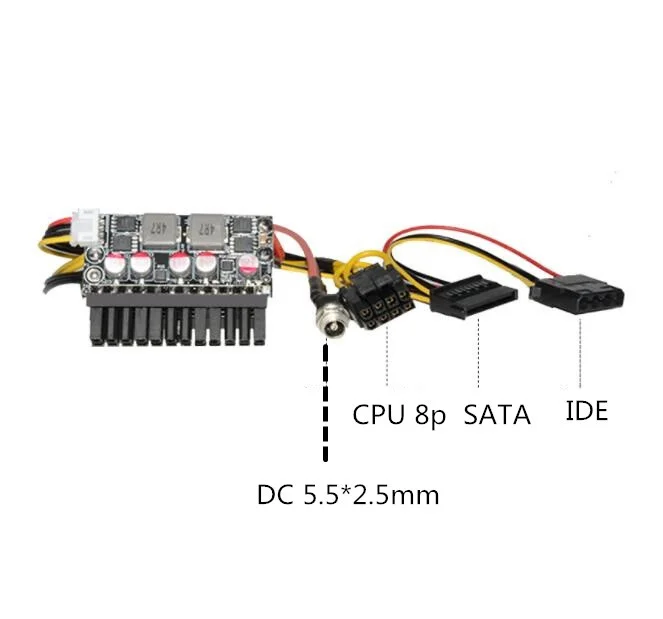 Fonte de Alimentação para Computador Novo Design Dc-atx200w Pico Atx Switch para Psu Mineração 24pin Mini Itx dc para Atx pc - Imagem 5