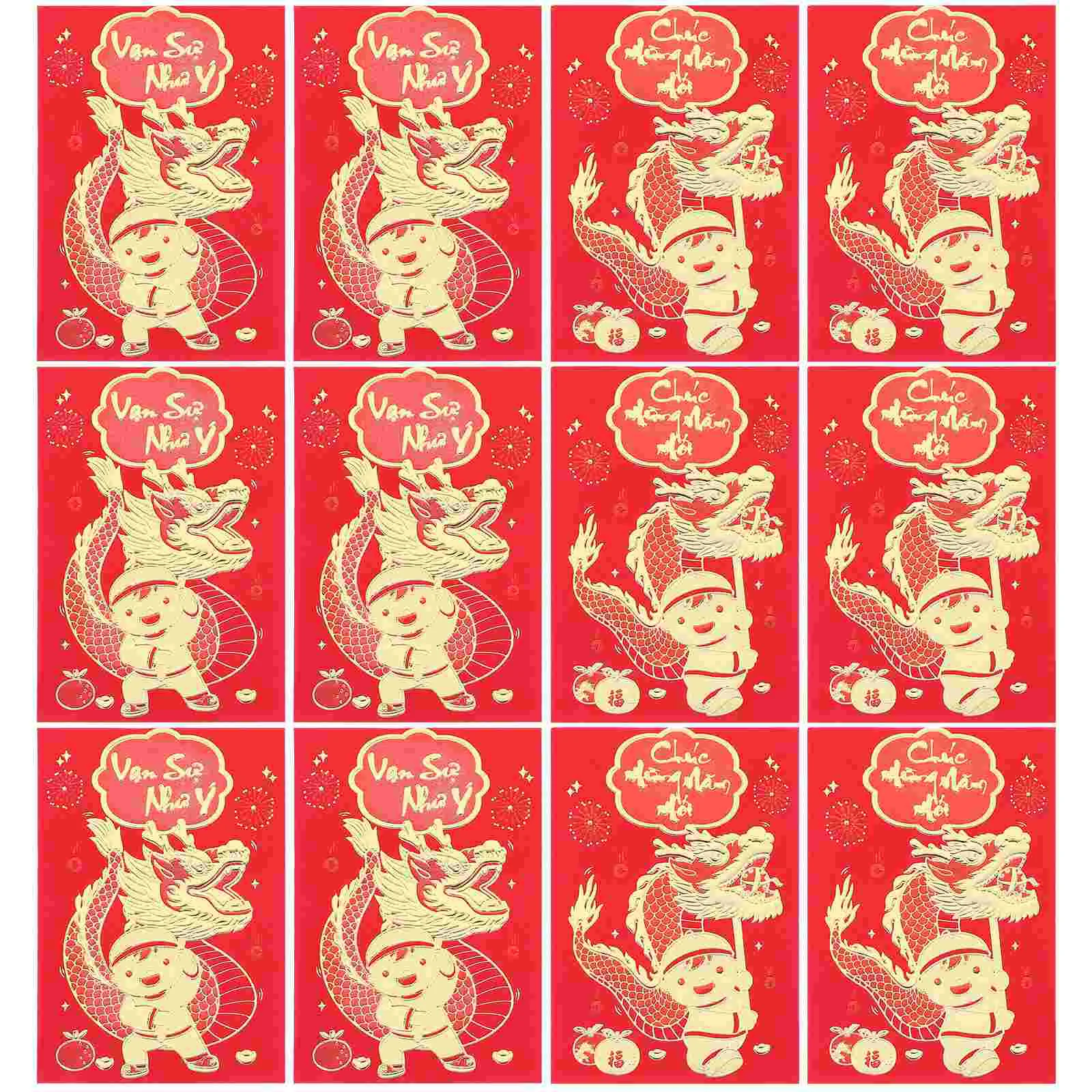 

Money Red Pockets Chinese Lucky Money Envelopes Year Red Envelopes Cash Envelopes Money Bags Random Style