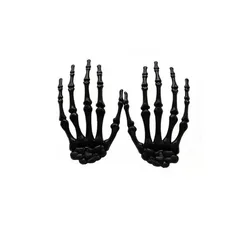 Spooky Multicolor Skeleton Hand Ornaments for Halloween Party Decor (Style 2)
