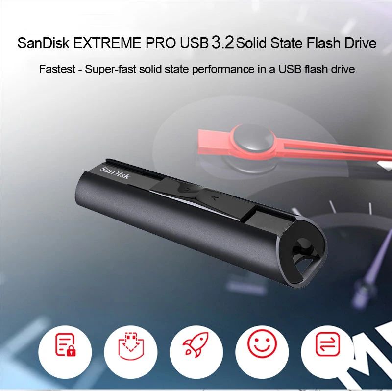 flash drive de estado sólido 256gb pen
