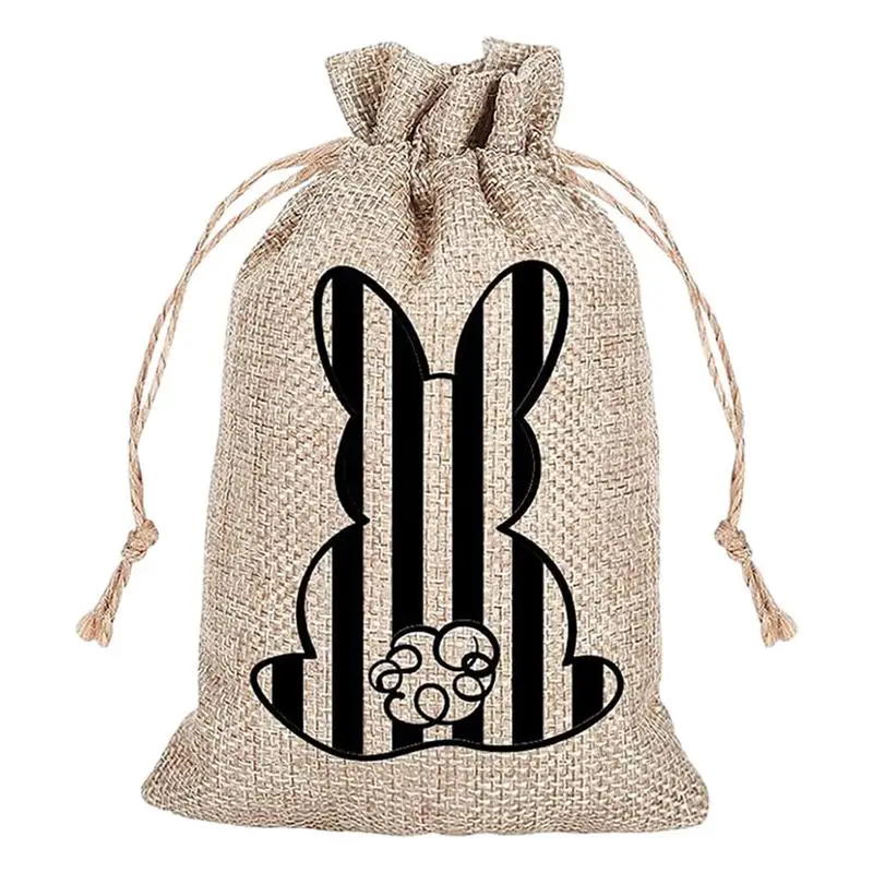 

Пасхальные мешочки для подарков, шнурок в виде зайчика, конфет, искусство и поделки