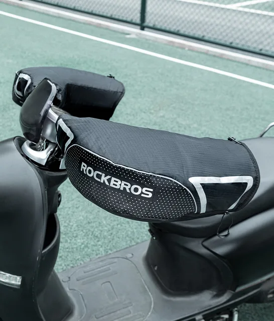 Guanti Invernali Ciclismo Guanti Manubrio Invernali RockBros Per Bici Strada – Impermeabili, Antivento, In Pile Handbrake Ktm - Foto 13