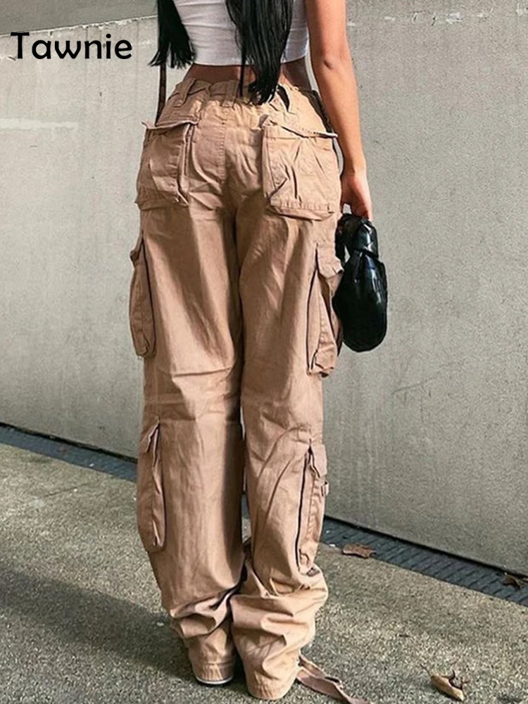 Seyurigaoka Women Juniors Low Waist Baggy Cargo Pants Indie Aesthetic  Drawstring Loose Pocket Jogger Trousers Hippie Punk Streetwear for Teen  Girls  Walmartcom