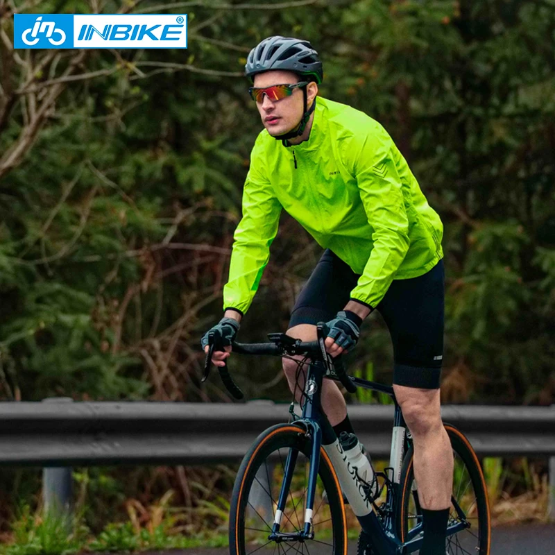 INBIKE-chubasquero de ciclismo hombre, chaquetas impermeables montar en bicicleta, ropa reflectante para bicicleta de montaña y carretera - AliExpress